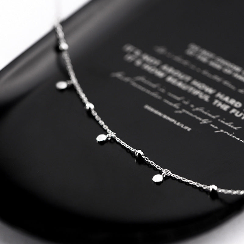 Women Silver Drop Necklace Alloy | Elegant Charm-2
