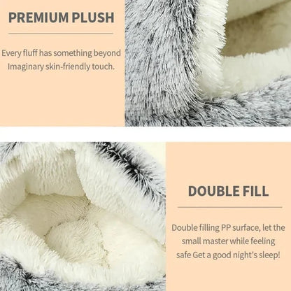 Cozy Pet Bed Plush for Dogs and Cats | Snugpaw-5