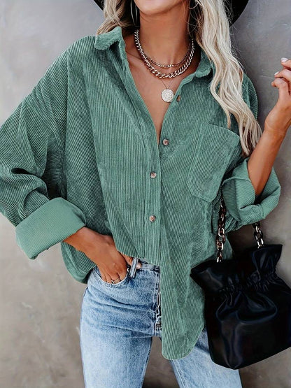 Women Oversized Button Shirt | Audrey