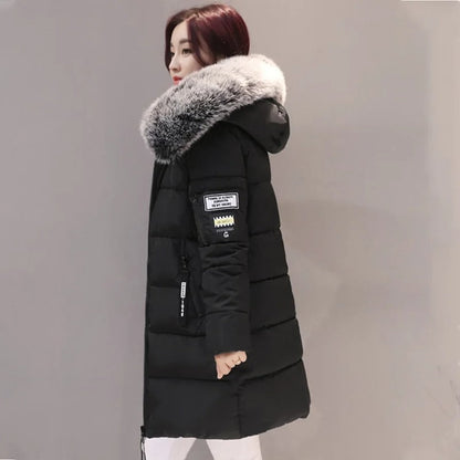 Luxury Faux Fur Hooded Puffer Coat | Jazara