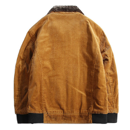 Men Vintage Corduroy Sherpa Jacket | Lawrence