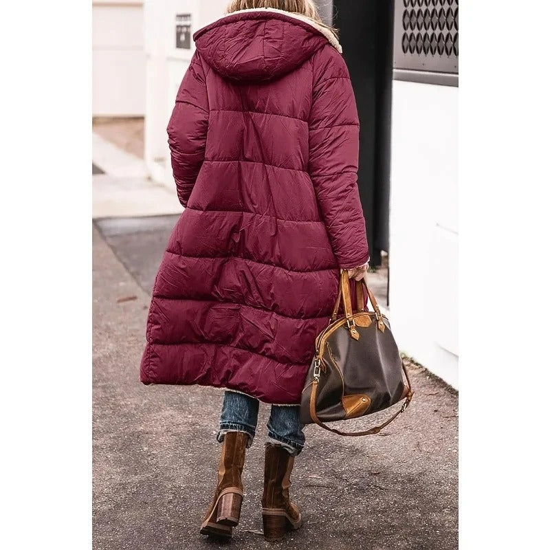 Longline Sherpa-Lined Puffer Coat | Ellary