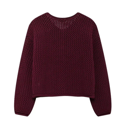 Women Chunky Knit Button Cardigan | Aerin