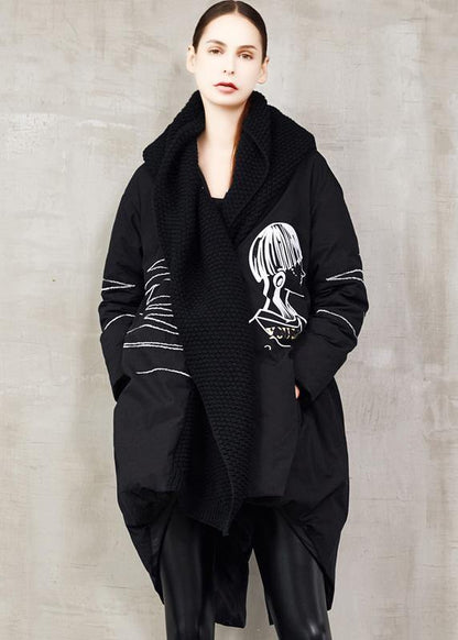 Women Avant-Garde Hooded Asymmetrical Coat | Ayame