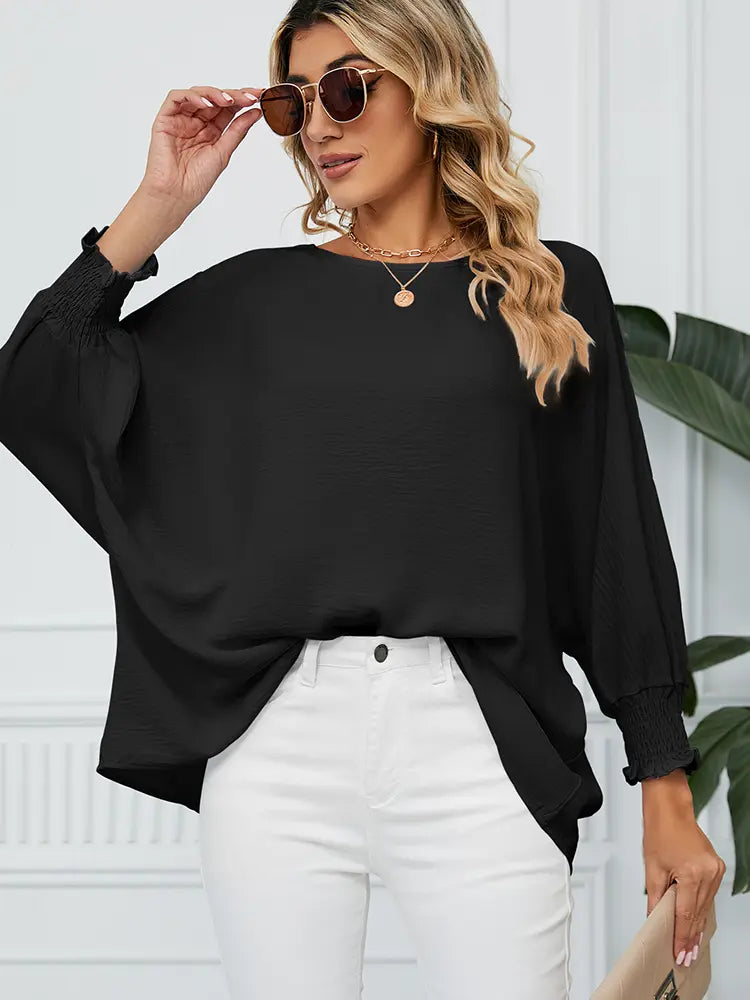 Women Chiffon Blouse White | Elegant Style-5