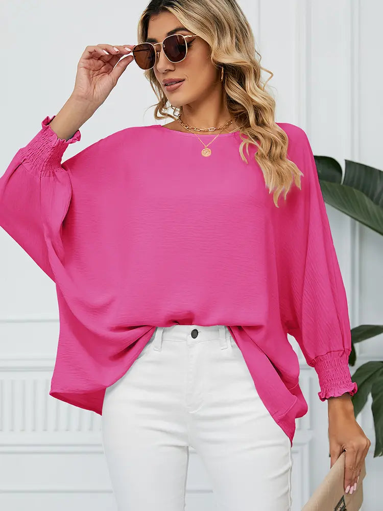 Women Chiffon Blouse White | Elegant Style-2