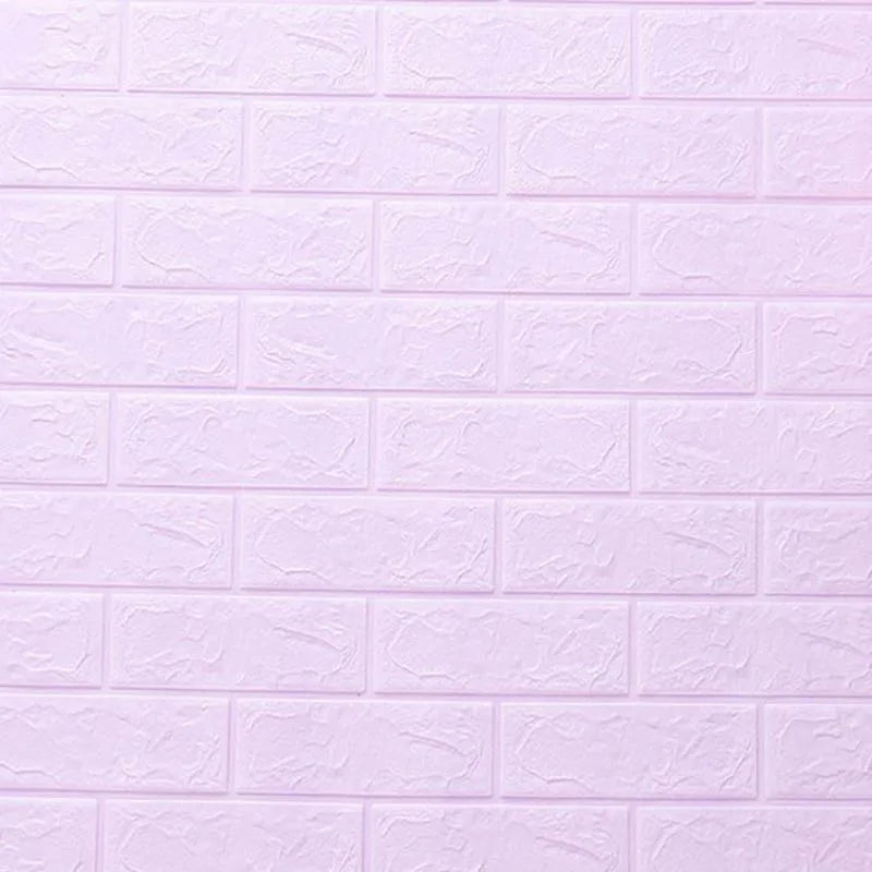 3D Foam Wall Decal - Waterproof Self-Adhesive Brick Wall Sticker Decor, 77x70cm for Home Interior Design 12