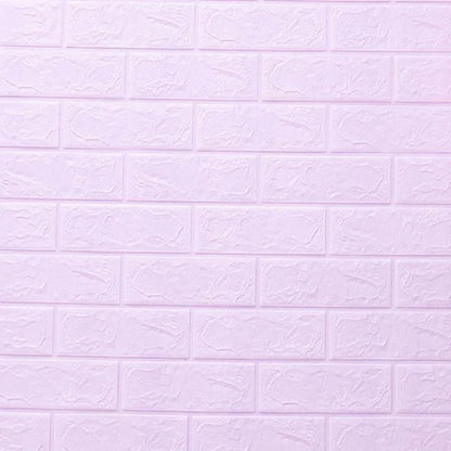 3D Foam Wall Decal - Waterproof Self-Adhesive Brick Wall Sticker Decor, 77x70cm for Home Interior Design 12