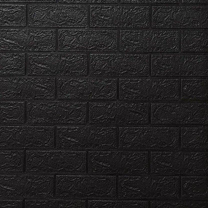 3D Foam Wall Decal - Waterproof Self-Adhesive Brick Wall Sticker Decor, 77x70cm for Home Interior Design 13