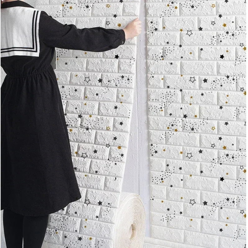 3D Self-Adhesive Brick Wall Stickers – Waterproof Eco-Friendly Wall Decals for Home Decor, DIY Bedroom and Living Room 11