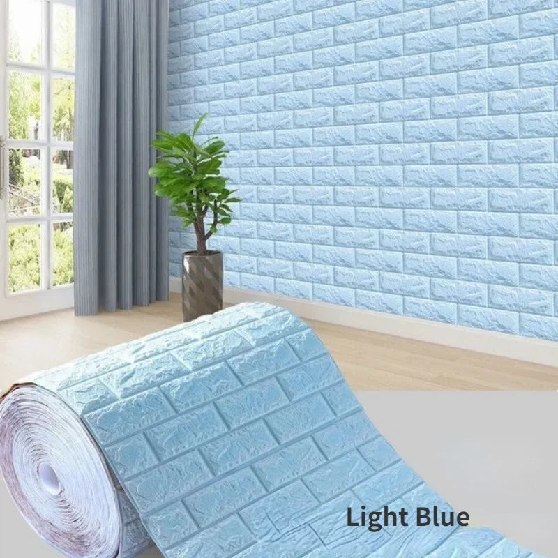 3D Self-Adhesive Brick Wall Stickers – Waterproof Eco-Friendly Wall Decals for Home Decor, DIY Bedroom and Living Room 17