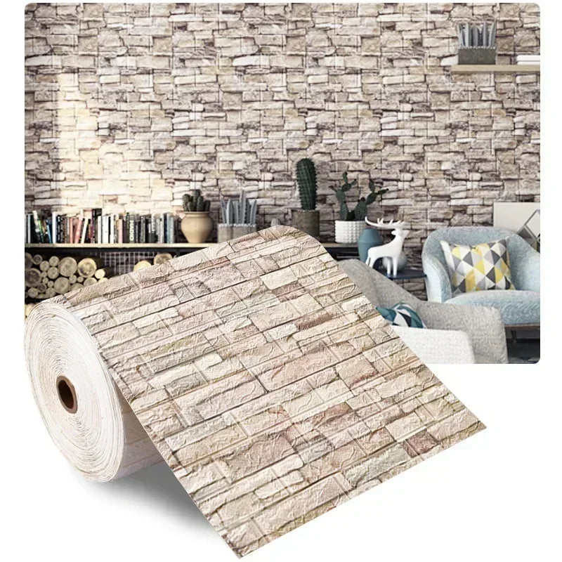 3D Self-Adhesive Brick Wall Stickers – Waterproof Eco-Friendly Wall Decals for Home Decor, DIY Bedroom and Living Room 22