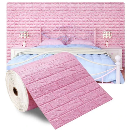 3D Self-Adhesive Brick Wall Stickers – Waterproof Eco-Friendly Wall Decals for Home Decor, DIY Bedroom and Living Room 7