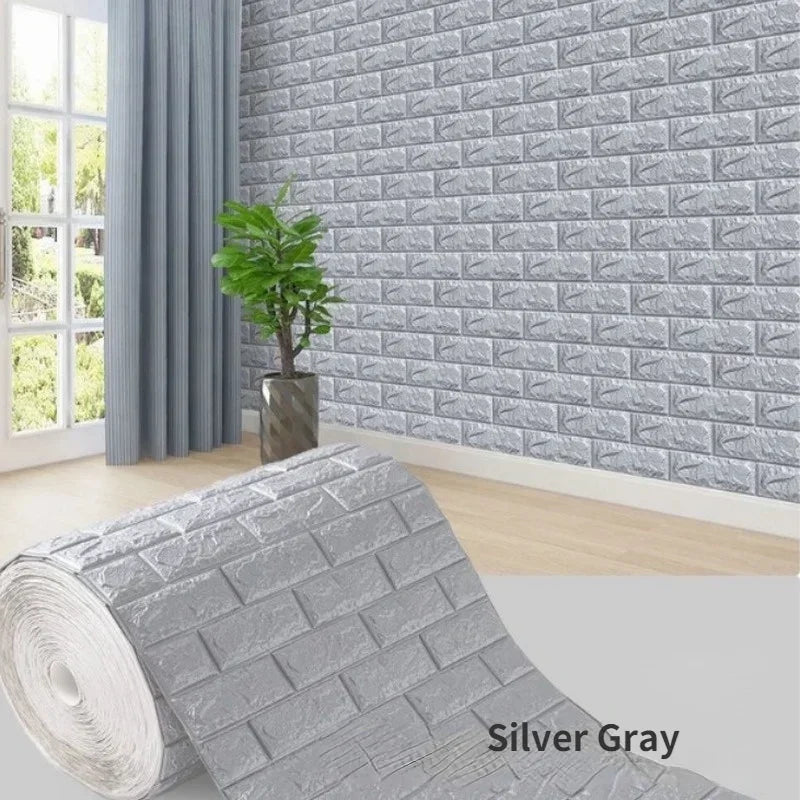 3D Self-Adhesive Brick Wall Stickers – Waterproof Eco-Friendly Wall Decals for Home Decor, DIY Bedroom and Living Room 8