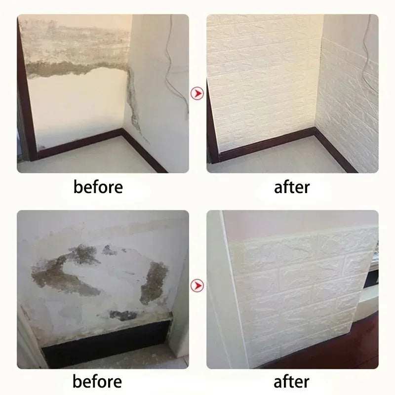 3D Self-Adhesive Foam Brick Wallpaper – Waterproof Antique Design for Living Room, Bedroom, Easy Peel and Stick Installation 3