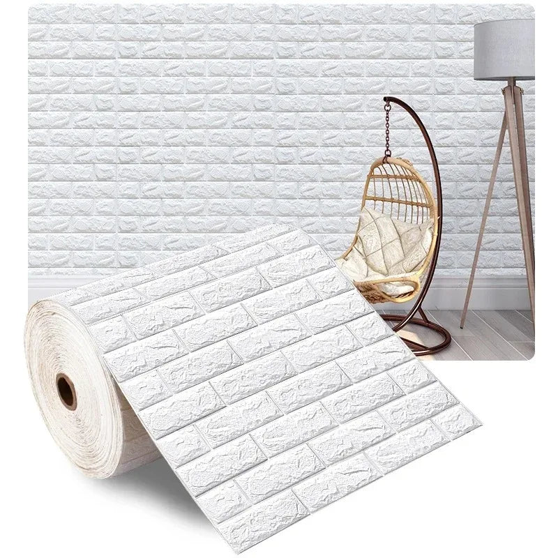 3D Self-Adhesive Foam Brick Wallpaper – Waterproof Antique Design for Living Room, Bedroom, Easy Peel and Stick Installation 7