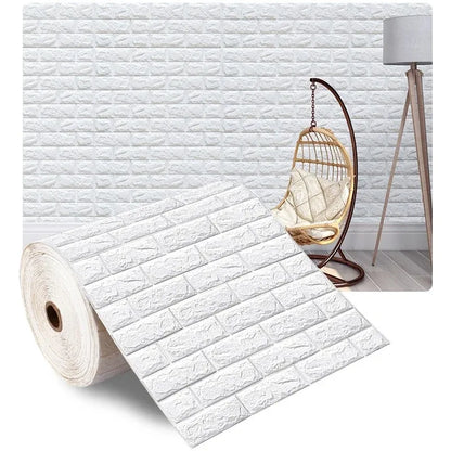3D Self-Adhesive Foam Brick Wallpaper – Waterproof Antique Design for Living Room, Bedroom, Easy Peel and Stick Installation 7
