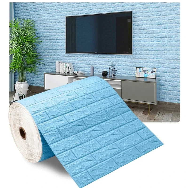 3D Self-Adhesive Foam Brick Wallpaper – Waterproof Antique Design for Living Room, Bedroom, Easy Peel and Stick Installation 9