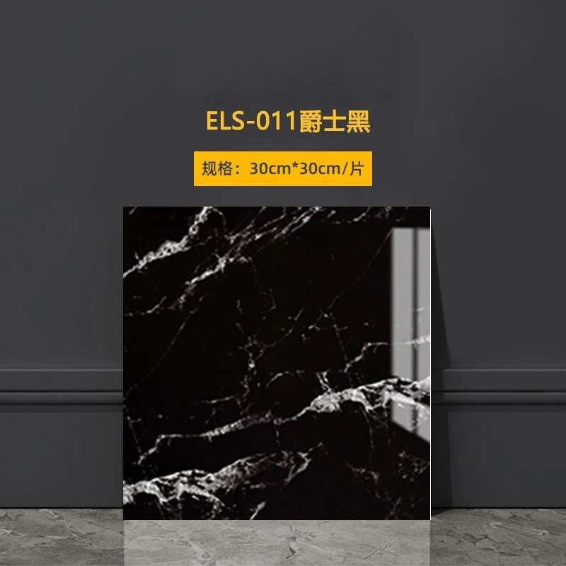 3D Self-Adhesive Wall Stickers - Waterproof PVC Marble Effect Decals for Bathroom and Kitchen, Easy Install, Non-Toxic 10