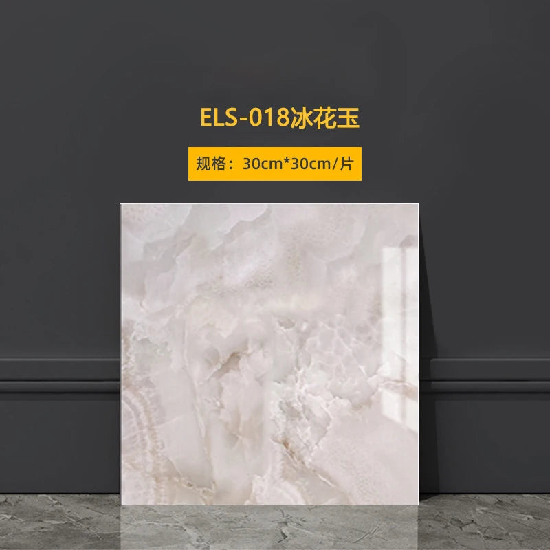 3D Self-Adhesive Wall Stickers - Waterproof PVC Marble Effect Decals for Bathroom and Kitchen, Easy Install, Non-Toxic 8