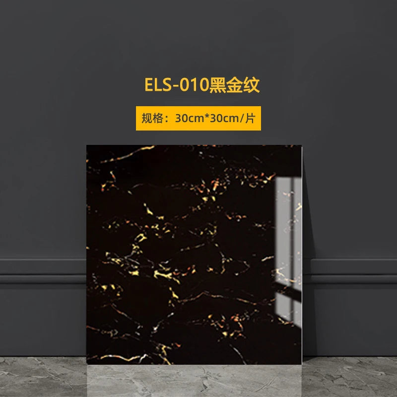 3D Self-Adhesive Wall Stickers - Waterproof PVC Marble Effect Decals for Bathroom and Kitchen, Easy Install, Non-Toxic 9