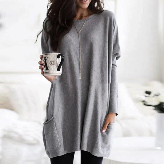 Women Oversized Pocket Tunic | Rachel