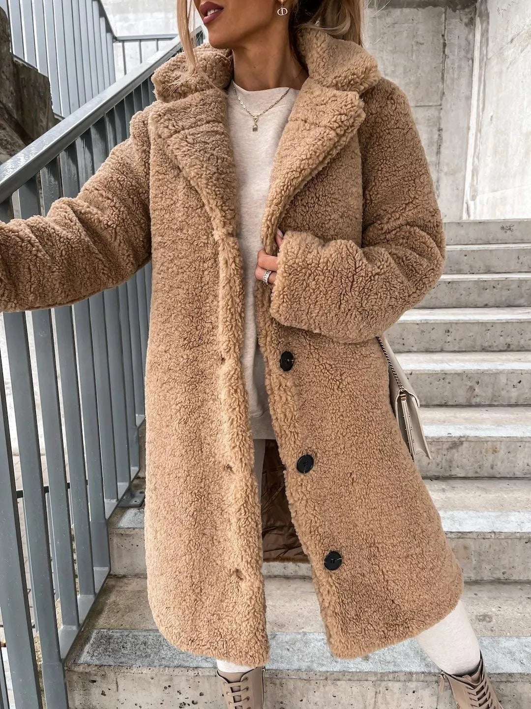 Oversized Teddy Coat | Danica