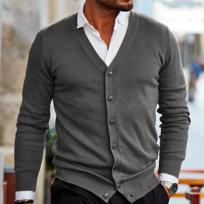 Men Classic Buttoned Cardigan | Joshua
