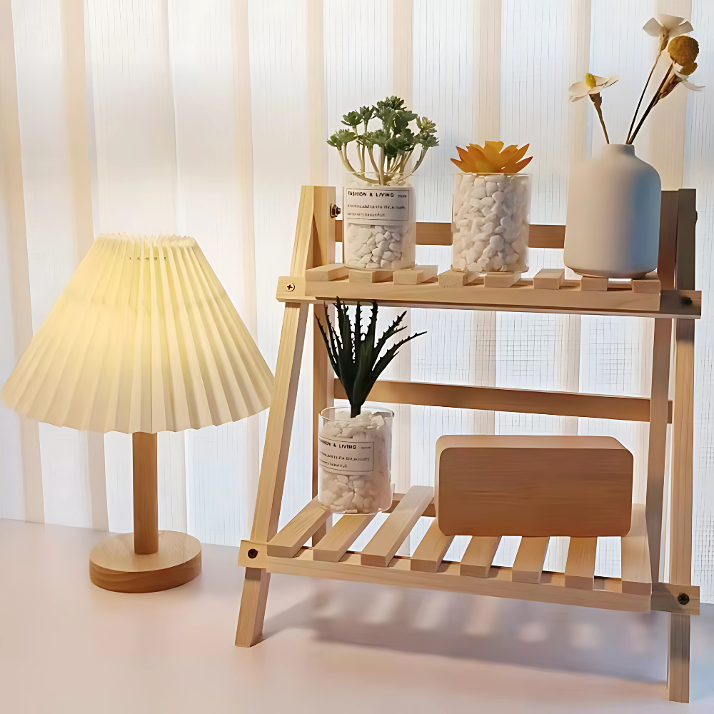 Home Wood Rack Natural Wood | Nordic Design 3