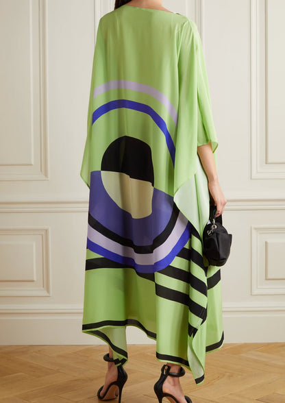 Women Midi Dress Loose Fit | Lenora-2