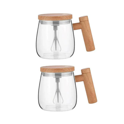 Variant image for Unisex Mixer Cup 400ml Borosilicate Glass | Elegant Design-2