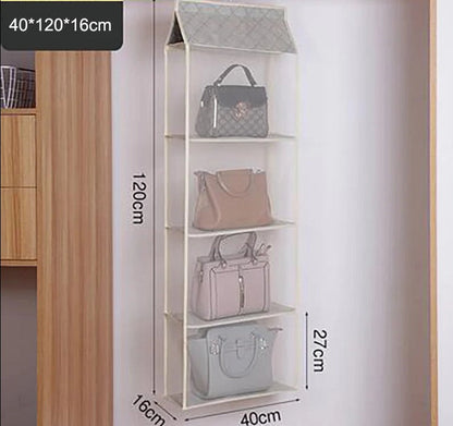 Variant image for Bag Holder for Plastic Bags Beige Fabric | Mary-2