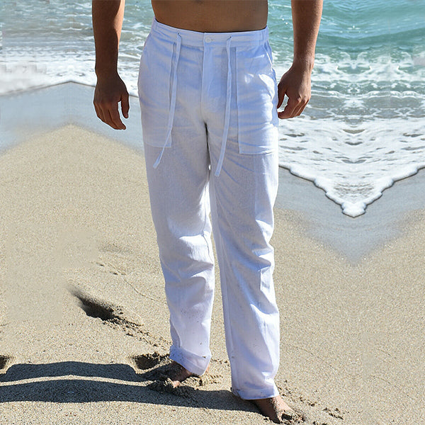 Men's Linen Beach Pants | Solaro