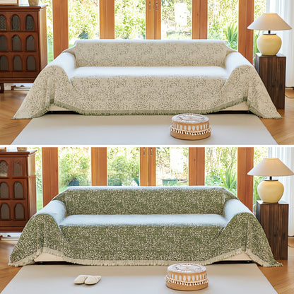 Sofa Cover Reversible Cotton Blend | Nordic Charm 3