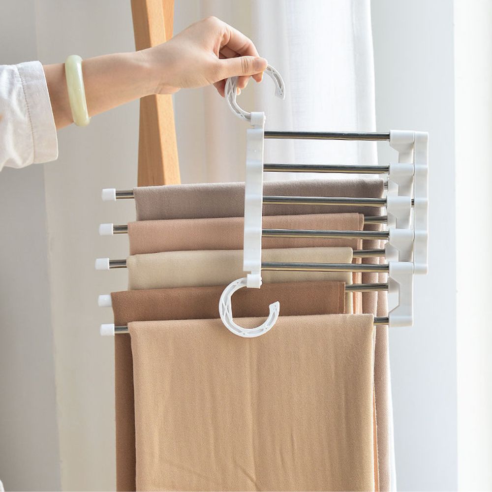 Multi-Functional Pants Rack Organizer | Closet Essential 6