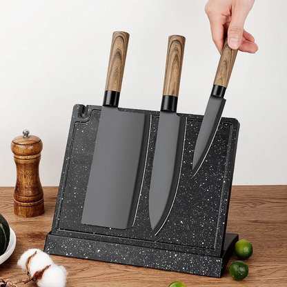 Magnetic Knife Board Black Plastic | Culinary Masterpiece 3