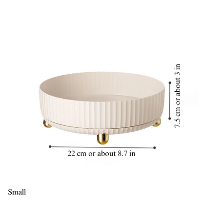 Vanity Organizer Rotating Holder Plastic | Elegant Design 6