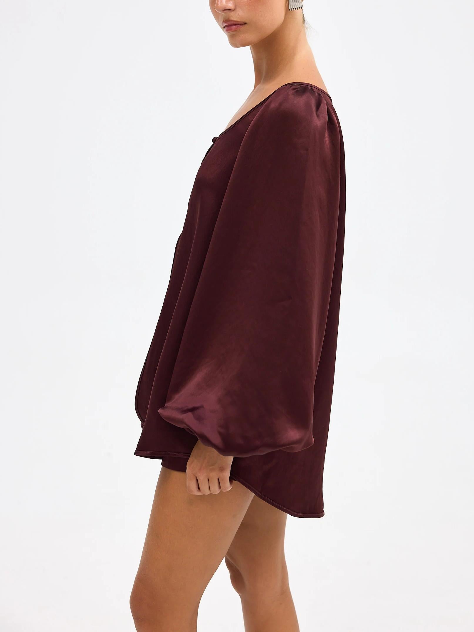 Women Two Piece Set Satin Look | Penelope-3