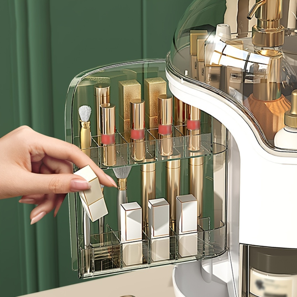 Women Makeup Organizer Clear Plastic | Elegant Design 4