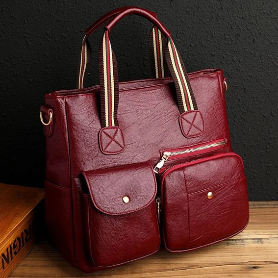 Women Multi-Pocket Tote Bag | Eva
