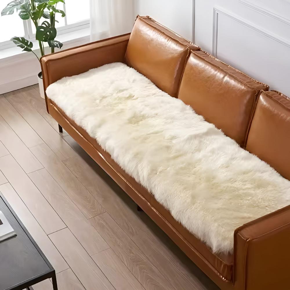 Couch Cover Grey Crystal Velvet | Plush Comfort 3
