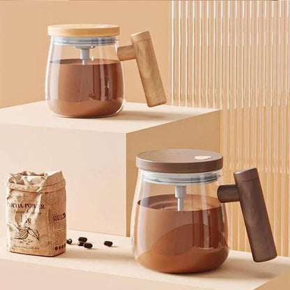Unisex Mixer Cup 400ml Borosilicate Glass | Elegant Design 2