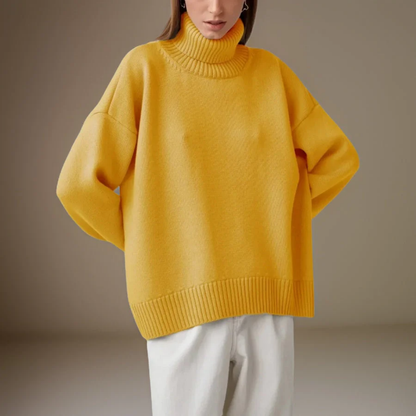 Women Chunky Turtleneck Sweater | Lindsay