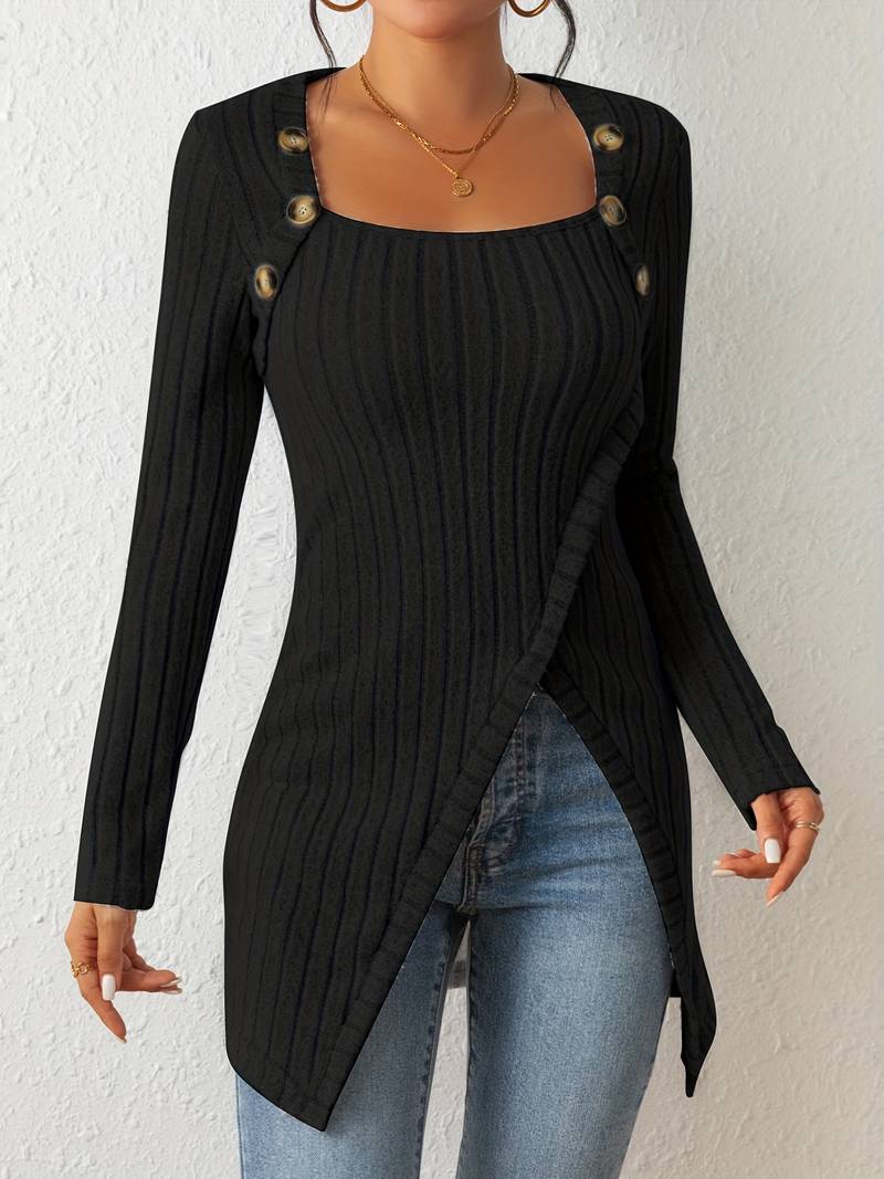 Variant image for Women Sweater Black Knit | Catherine-17