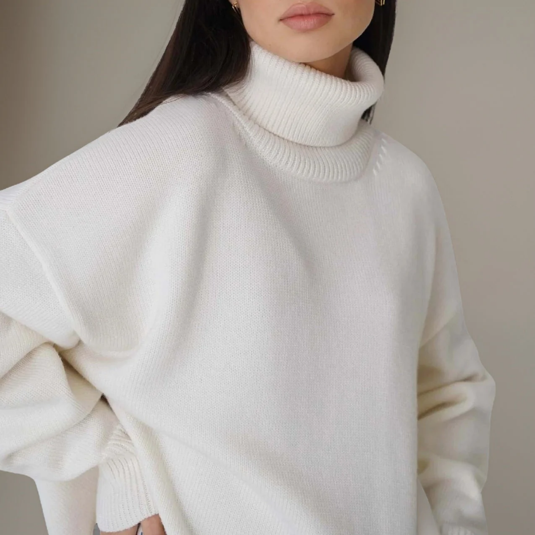 Women Chunky Turtleneck Sweater | Lindsay