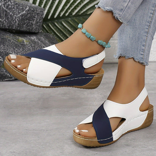 Women Orthopaedic Sandals Black Vegan Leather | Ayanna-1