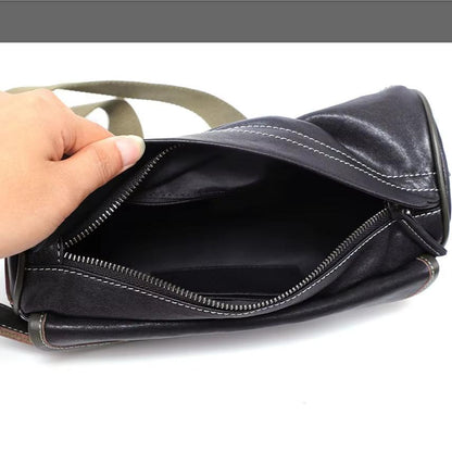 Vintage Leather Shoulder Bag | Elias