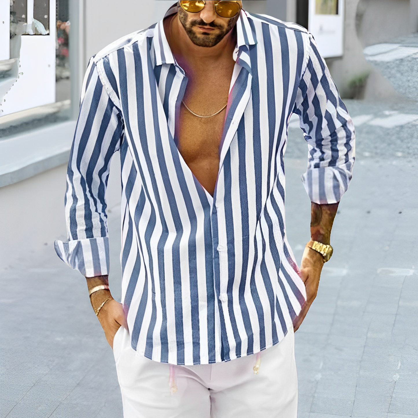 Men's Striped Shirt | Paolo