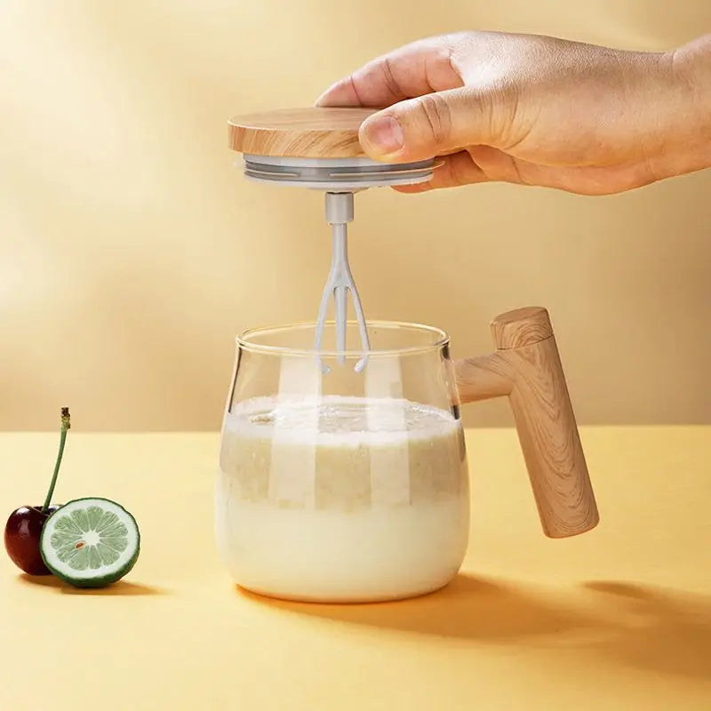 Unisex Mixer Cup 400ml Borosilicate Glass | Elegant Design 3