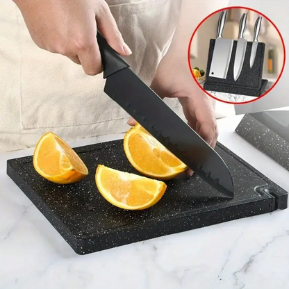 Magnetic Knife Board Black Plastic | Culinary Masterpiece 2